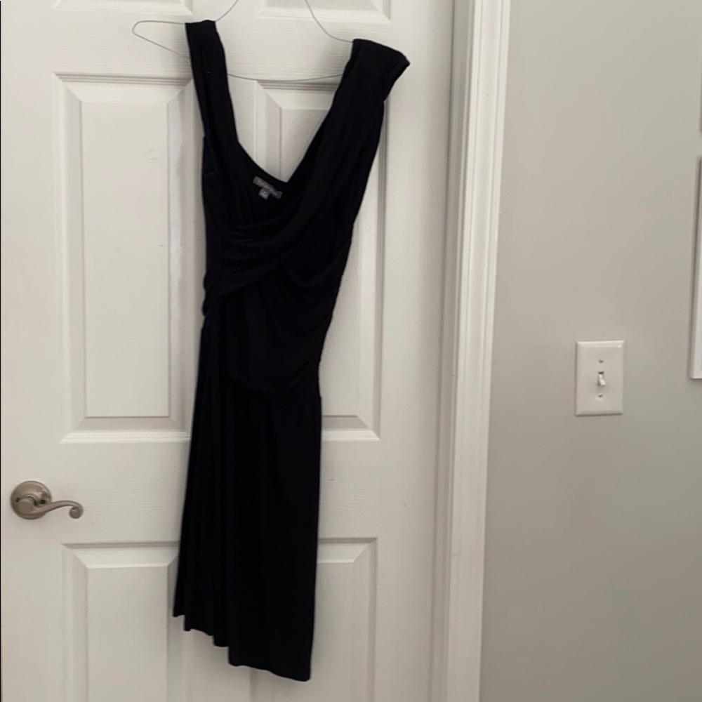 Tinley Road black ruched dress